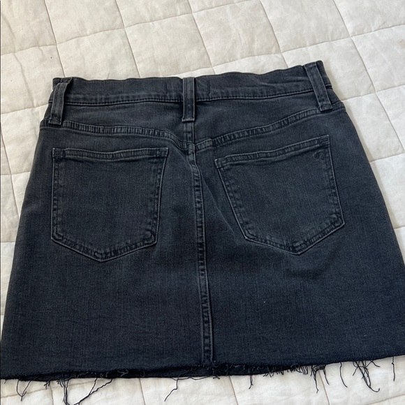 Madewell Black Denim Mini Skirt - Picture 4 of 4